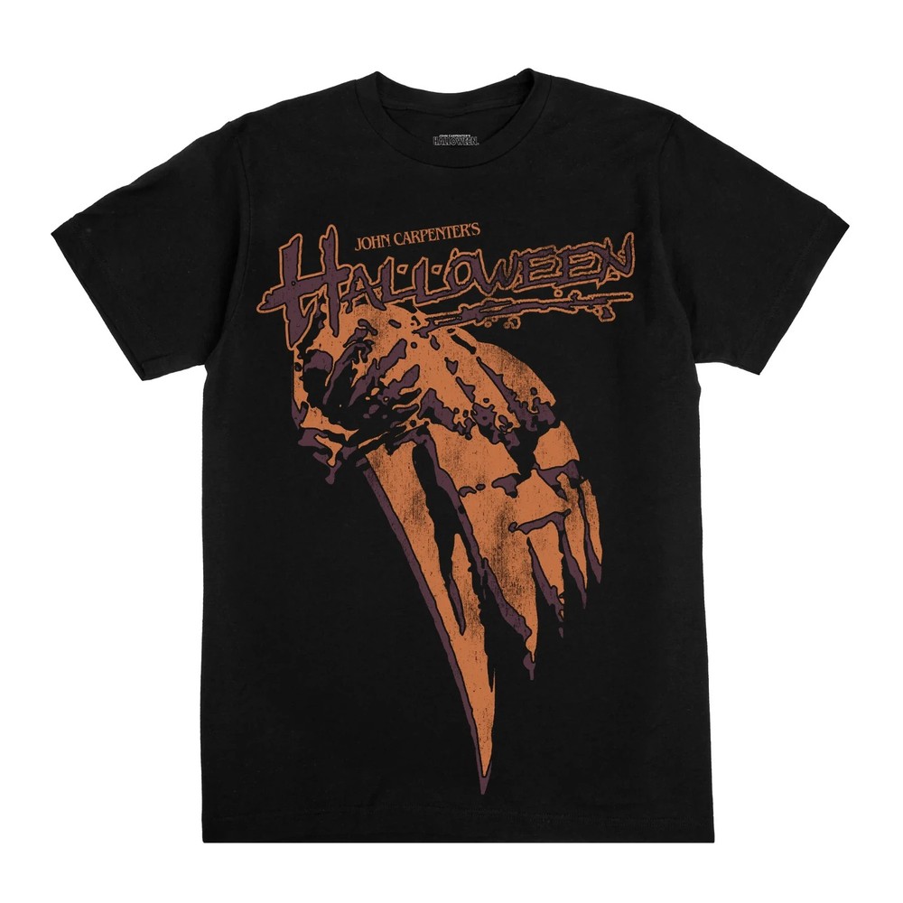 John Carpenter’s Halloween Monochrome Poster Art Mens Black Shirt New XL