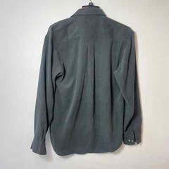 Covington Button Down Dress Shirt Mens M 38-40 Gray Long Sleeve Collared Formal