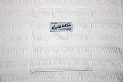 Scotch & Soda Textured Pocket T-Shirt Mens XL White Crew Neck Cotton Stretch