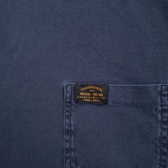 Superdry T Shirt Mens 2XL XXL Blue Short Sleeve Crew Neck Pull on Workwear Tee
