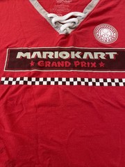 Nintendo World Super Mario Kart Grand Prix Lace up Tshirt Red Adult 2XL Univ Stu