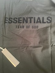 Fear of God Essentials Tee Stretch Limo black men xxs women s