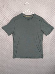 Smartwool Merino Wool T Shirt Men’s Medium Green Baselayer Short Sleeve Crew