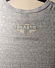 Beastie Boys Posse In Effect Obey Awareness RIP MCA M Grey Shirt 20″ W X 27″ L