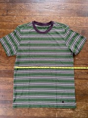 Stance Premiere Tee With Butter Blend Men’s Size Medium Green Stripe Shirt