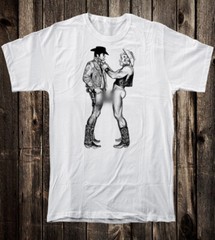 Gay Cowboys – Seditionaries – 100% Cotton T Tee Shirt Punk Queer