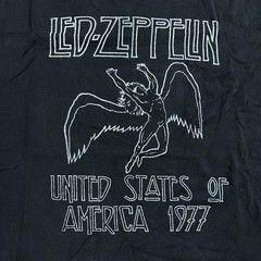Led Zeppelin T-Shirt Size L United States of America 1977