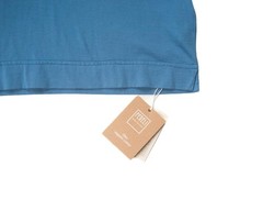 Fedeli $207 NWT Blue Extreme Giza Organic Cotton Short Sleeve T-Shirt (50 IT) M