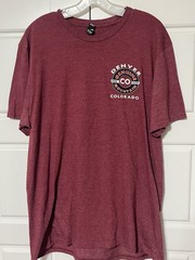 Rocky Mountain High Denver Colorado T Shirt Mens XL Purple Home Grown Graphic