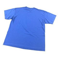 Vintage 90s Cal Cru Single Stitch Blank Blue T Shirt XL Made In USA 50/50