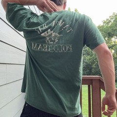 1983 RARE Polo Boxy Tee Tampa Bay Rodeo green cotton t-shirt Size L
