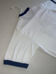 NEW VINTAGE 80s Hanes Ringer Shirt Get High On Life Skateboard Cartoon M 38-40