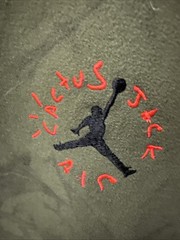Travis Scott Cactus Jack x Air Jordan Tee Medium Olive (CN3433-222) Size XL