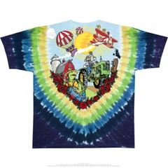 GRATEFUL DEAD-BI PLANE-BEARS-TIE DYE T-SHIRT YTH-s,m,l+S-M-L-XL-XXL Garcia,Lesh