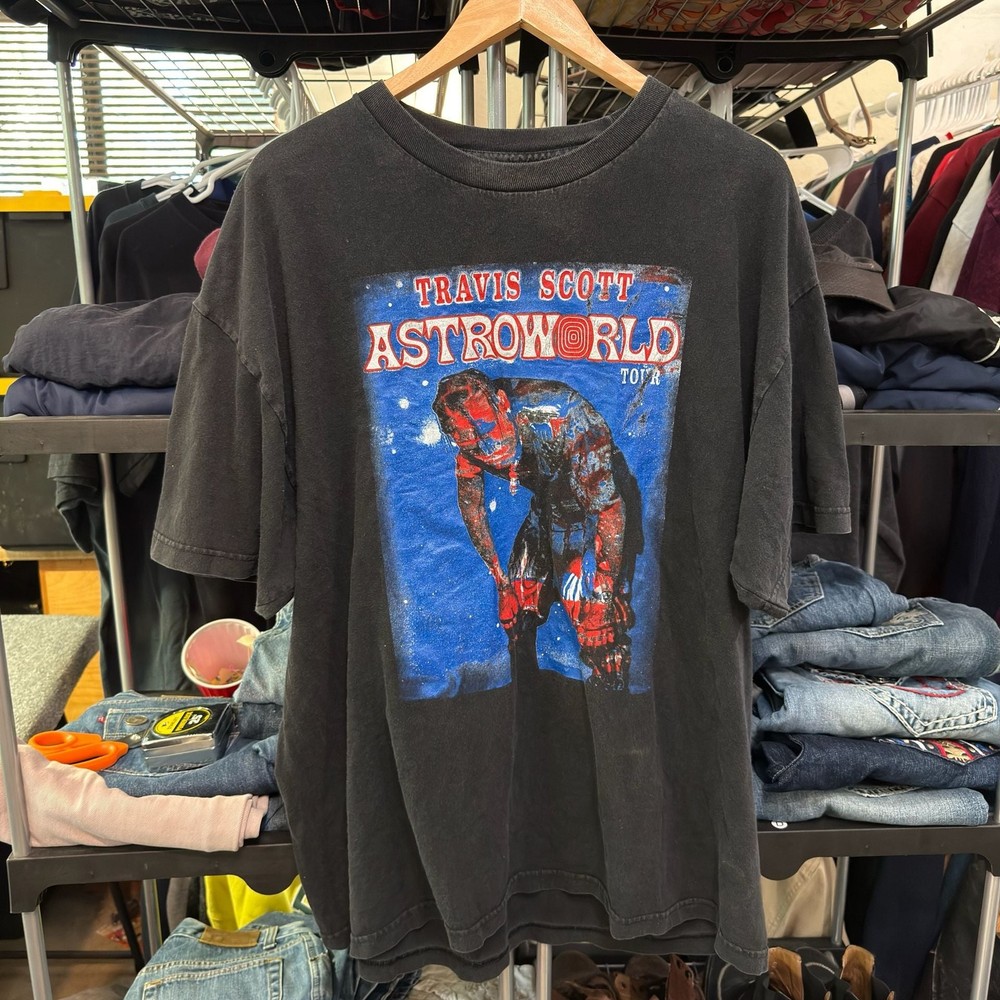 Travis Scott Astroworld Tour 2018 Wish You Were Here Graphic T-Shirt