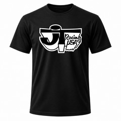 JT Racing USA Men’s T-Shirt Tee Black Logo Graphic Freeships