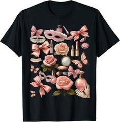 Coquette Aesthetic Vintage Collage Tee Romantic Valentines T-Shirt