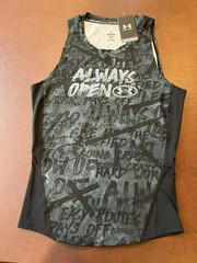 Under Armour Black Alter Ego Graphic Sleeveless Compression Tank Top Medium