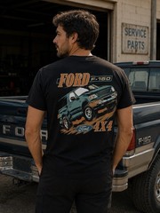 Ford F-150 Pickup Truck Graphic Tee Vintage 4×4 Truck Retro Style Unisex T-Shirt