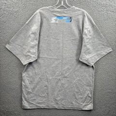 Vintage Starter T Shirt Mens XL VTG 90s Sports Tee Gray Crewneck Spell Out Logo
