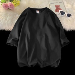 100% Cotton O-Neck Oversized Summer Short Sleeve Men’s T Shirt HipHop Streetwear