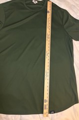 One Bone Mens Green Short Sleeve Scoop Bottom T-Shirt OB242A Big Tall Size 2
