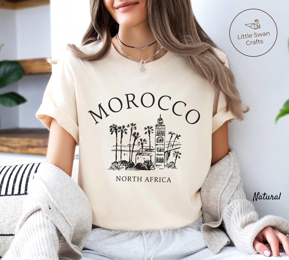 Morocco Shirt Travel Gift for North Africa Trip Lovers Souvenir Tee