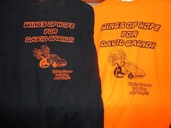 Cancer Fund Black Orange T-Shirt L, XL, XXL, XXXL – Wings Of Hope David Gagnon