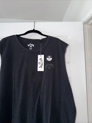 NWT Men’s Billabong Ripper Muscle Tank Top Wave Washed Black Cotton Logo $50 XXL