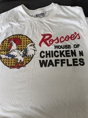 American Roadtrip Roscoe’s Chicken N Waffles long sleeve tshirt Men’s 2XL