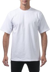 1 2 Pack – New ( Small) Pro Club Men’s Heavyweight Short Sleeve T Shirt white