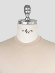 NEW KIRED BEIGE SUPIMA COTTON T-SHIRT US 46 – EU 56 KR19
