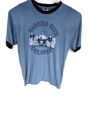 Vintage Thunder Creek Mens Married With Children Al Bundy T Shirt Large Blue