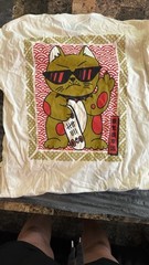 ALAB White Graphic T Shirt Men’s Small