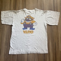 Vintage 90s Super Mario Land 3 Wario Land T-Shirt Large L Nintendo Cartoon