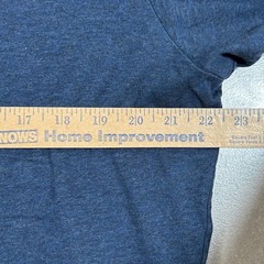 Travis Mathew Mens Size XL Blue Graphic Tee Huntington Beach Spellout Logo