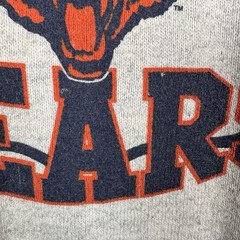 + Vintage 90s CHICAGO BEARS Logo Striped Sweater Knit – GARAN – Large – Acrylic