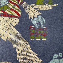 YETI to Party Christmas T-Shirt 2XL Blue Graphic Holiday Distressed Funny