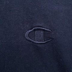 Champion T-Shirt Mens 1XL Blue Athleticwear Crew Neck Short Sleeves Cotton