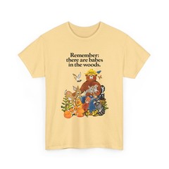 vintage smokey the bear babes in the woods reproduction tshirt