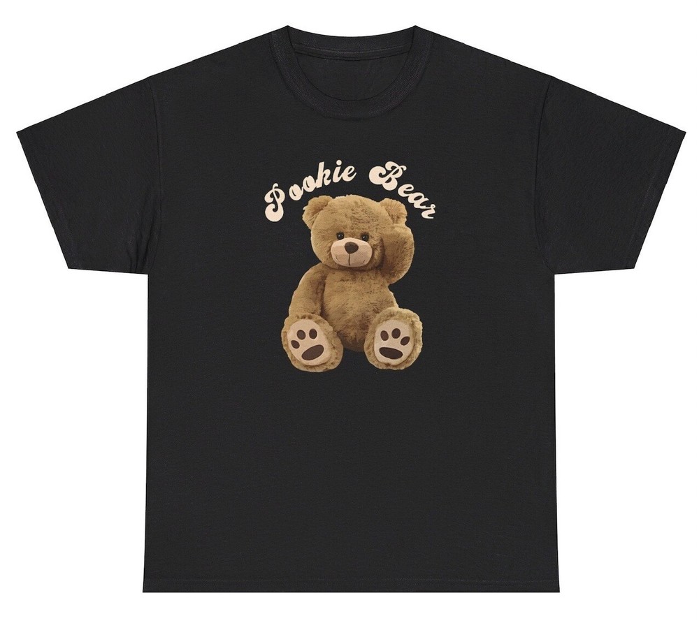 Pookie Bear T-Shirt for Men – Cute Teddy Bear Graphic Tee, Casual Cotton Shirts