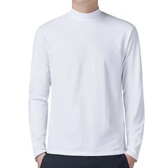 Mens Activewear Turtleneck Casual Long Sleeve Pullover Shirt Tops Undershirt
