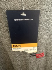 Perry Ellis Steel Heather Men’s Size S Short Sleeve Grey NWT T Shirt