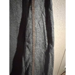 Carbon 2 Cobalt Mens XL Henley Shirt Gray Long Sleeve Raw Edge Cotton RN 129641