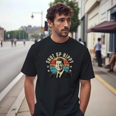 Ronald Reagan Funny Joke Shirts – Shut Up Hippy