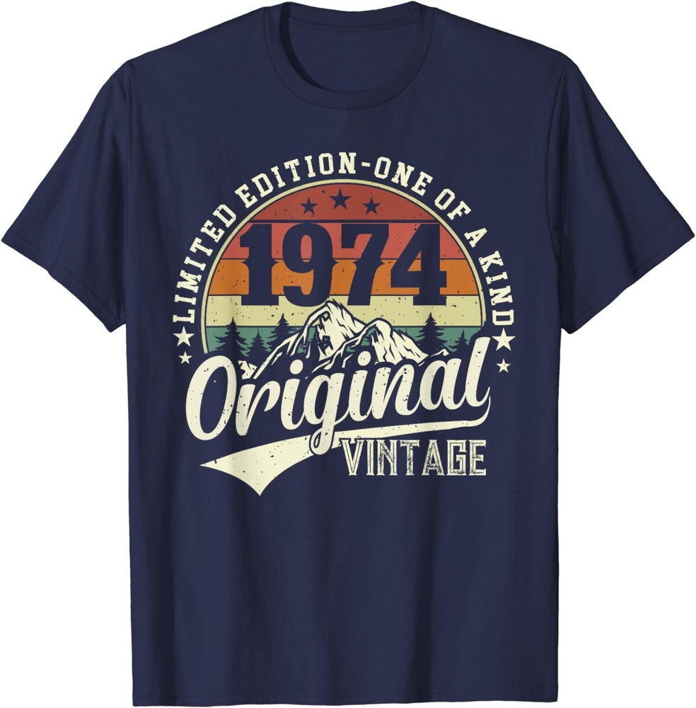 Retro 50th Birthday Party Decorations For The 1974 Unisex T-Shirt