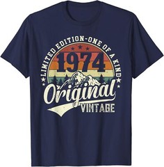 Retro 50th Birthday Party Decorations For The 1974 Unisex T-Shirt