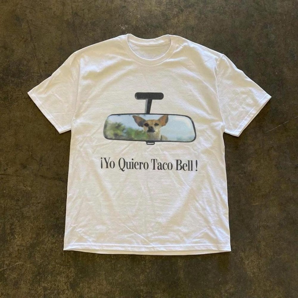 ‘Yo Quiero Taco Bell!’ chihuahua dog graphic UNISEX T-SHIRT S-5XL