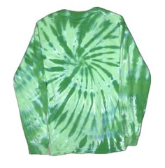 Henry James Hurricanes Shirt Adult Small Green Tie Dye Long Sleeves