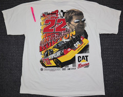 Bill Davis Racing Checkered Flag Sports T Shirt Adult Size XL Front Back Graphic